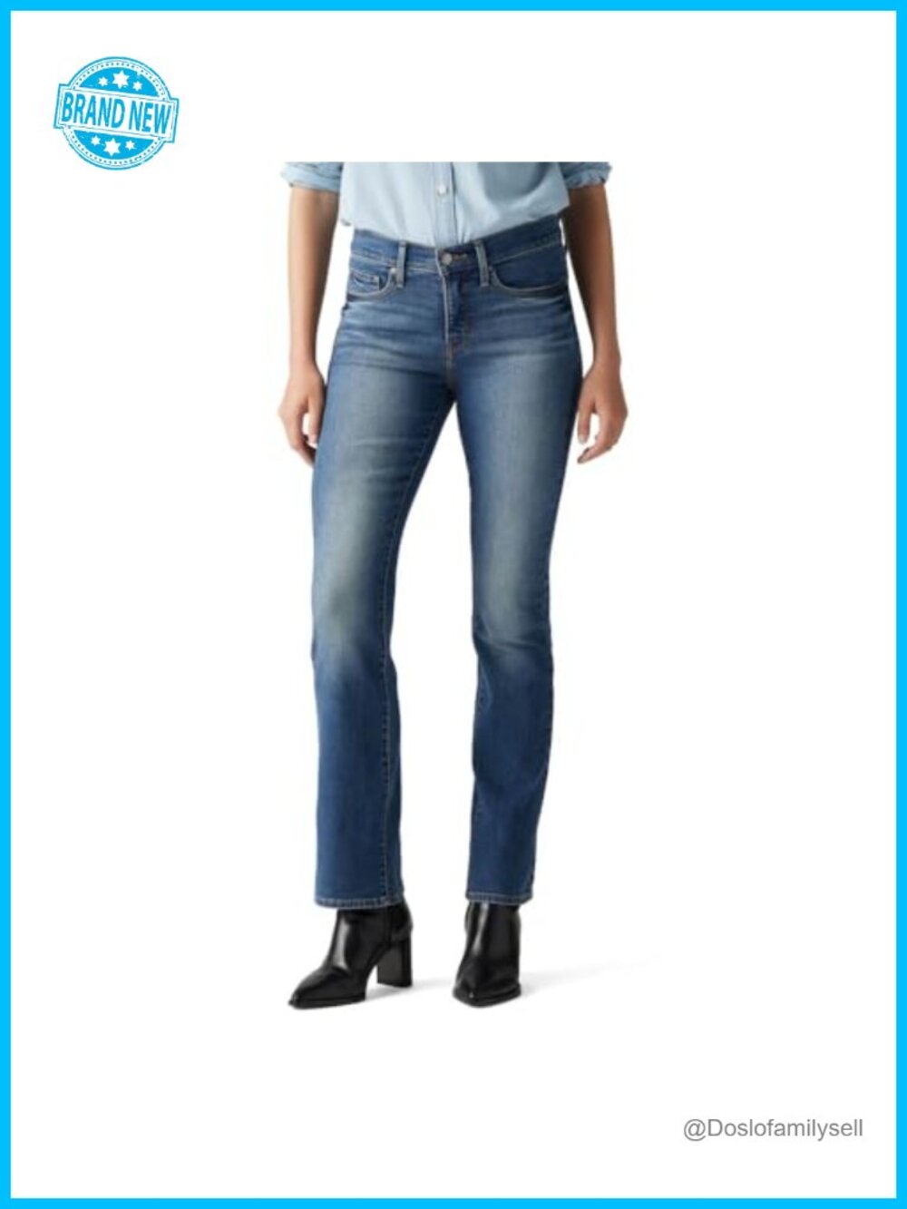 Levi's 315 Shaping Bootcut Jeans Mid Rise Stretch Tummy Slimming